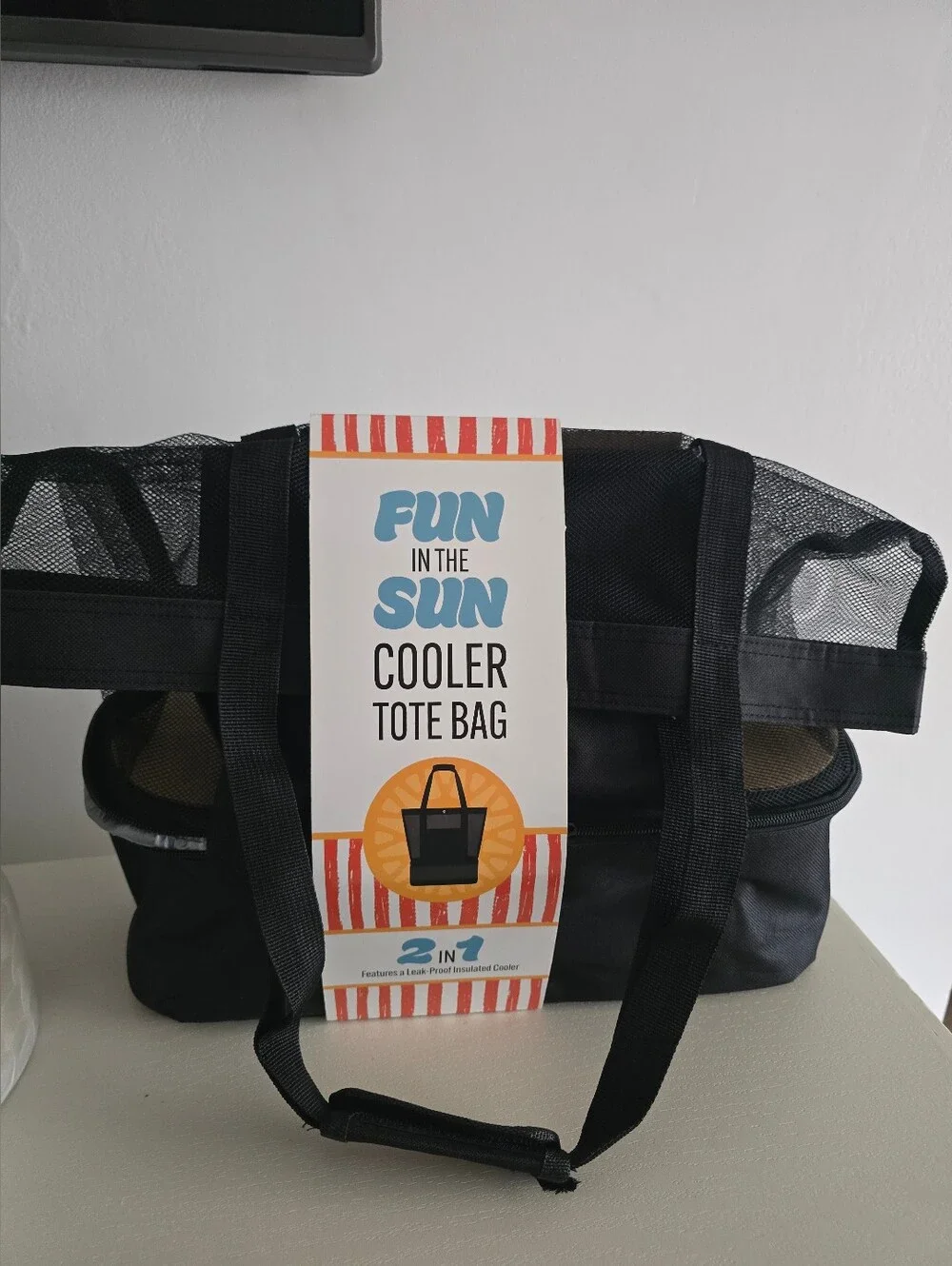 Catalonia 2-in-1 Mesh Beach Tote Bag
